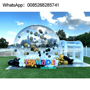 Casa de Brinco Inflable Transparente, Domo de Burbuja Transparente para Niños, PVC/Vinilo, para Fiestas - Product Image 4