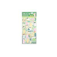 1 feuille par paquet, autocollants artistiques de style coréen de la série Join Me pour bullet journal, collage DIY