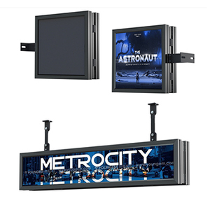 Digitale Werbe-Signage-Stangen LED-<span class=keywords><strong>Display</strong></span>-Würfel Vollfarbig Hohe Helligkeit <span class=keywords><strong>Android</strong></span>/Windows OS Straßenrand-Werbetafeln <span class=keywords><strong>Display</strong></span> - Product Image 1