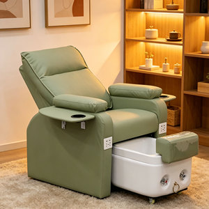 Sillones de Pedicura Eléctricos de Lujo con Masaje, Silla de Spa para Pies con USB Integrado, Muebles de Salón de Belleza, Estación de Pedicura Reclinable - Product Image 2