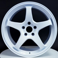Rines HZH de Aleación de Aluminio Forjado de 18, 19 y 20 Pulgadas, 5x114.3, Blancos Brillantes, para Ford Mustang GT S550 S197, Rines de Aleación Personalizados Premium