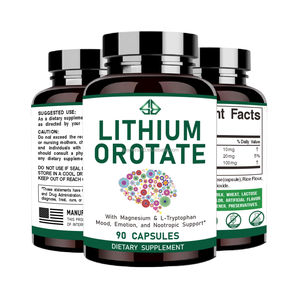 Suplemento de Minerales de Litio y Magnesio, Cápsulas de Apoyo Inmunológico y Nootrópico para Adultos - 60/120 Cápsulas por Botella, 2 Cápsulas Diarias - Product Image 2