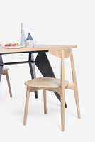 Table à manger moderne en bois massif, best-seller, pour cuisine, salon et bureau à domicile, table à manger assemblée