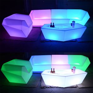 Venta al por mayor, bar, uso al aire libre o interior, plástico, vino y bebida, muebles, alto cubo <span class=keywords><strong>de</strong></span> hielo LED - Product Image 1