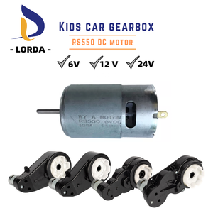 <span class=keywords><strong>Lorda</strong></span> RS-550 6V/12V/24V DC-Motor Fernbedienung & Empfänger-Set für Kinder-Elektrofahrzeuge - Grau - Product Image 5