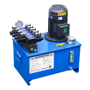 Estación de energía hidráulica en miniatura personalizada por el fabricante, válvula solenoide, bomba de engranajes, tanque de aceite no estándar para sistema hidráulico - Product Image 1