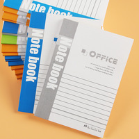 Cahier d'exercices de reliure à colle souple taille A5 personnalisé bon marché pour l'école