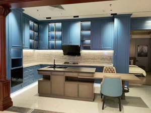 Armoires de cuisine de haute qualité, design moderne personnalisé, laque, stratifié, mélamine, pour projet d'appartement - Product Image 6