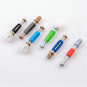 Conector de Panel <span class=keywords><strong>Minifix</strong></span> M6x41.5mm, Varilla de Unión con Leva de Plástico Azul para Armario o Guardarropa - Product Image 6