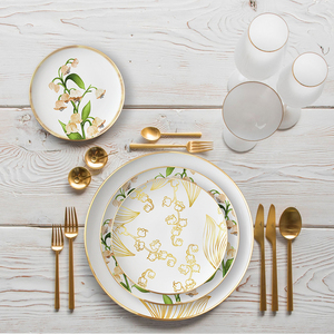 Venta al por mayor de platos para restaurante, PARA CENA platos de cerámica, placa de cargador de porcelana de hueso de lujo para eventos y catering - Product Image 2