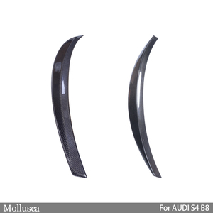 For B8 B8.5 Sedan Style Carbon Fiber <b>Rear</b> <b>Spoiler</b> Trunk Wing 2008-2016 - Product Image 3