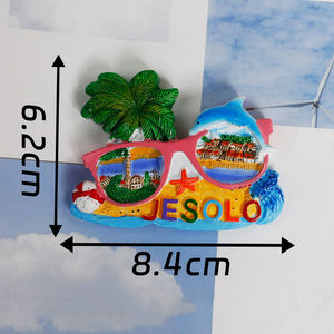 Fabbrica stampa personalizzata resina Palm Beach Vanuatu frigo magnete <span class=keywords><strong>souvenir</strong></span> - Product Image 4