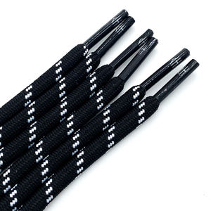 Factory Wholesale Custom <b>Drawstring</b> for Hoodies Cotton Drawcord with Metal Tip Aglet Polyester Rope Waxed Cord Finish <b>Shoes</b> - Product Image 1