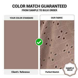 Robes pour femmes en poly spandex personnalisables, œillets transparents, tissu jacquard tricoté 3D luxueux et doux, teint pour les vêtements - Product Image 3