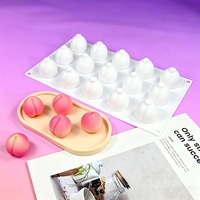 Moule en silicone 3D en gros pour fruits : Framboise, Mûre, Mangue, Citron, Pêche – Idéal pour gâteaux, mousses, glaces, chocolats et desserts français