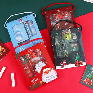 Juego de papelería de regalo de Navidad, útiles escolares para niños, papelería, lápiz, juego de seis piezas para estudiante, Chico, regalo de vacaciones - Product Image 3