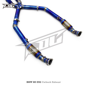 Sistema de <span class=keywords><strong>Escape</strong></span> Valvetronic BSK de Titanio Catback para <span class=keywords><strong>BMW</strong></span> M3 E90/E92/E93 V8 4.0 2008-2013, Nuevo Diseño, Tubo Medio Dual X de 2.5 Pulgadas - Product Image 2