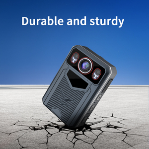 La grabadora negra 4G personalizable admite una tarjeta de memoria de hasta 512G para tomar fotos y grabar videos Cámara de uso corporal - Product Image 6
