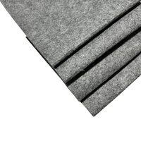 Rouleau de feutre polyester respirant et écologique de haute qualité, gris, 1mm, 2mm, 3mm, 300G, 350G, 360G, 380G, 2mm d'épaisseur, pour coussin