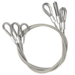 鋼線ロープリフティングスリング4脚鋼コア - Product Image 5