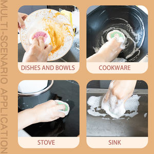 Esponja de Limpieza Ecológica Mágica, Comprimida, de Celulosa Natural, para Cocina, Estropajos para Lavar Platos - Product Image 4