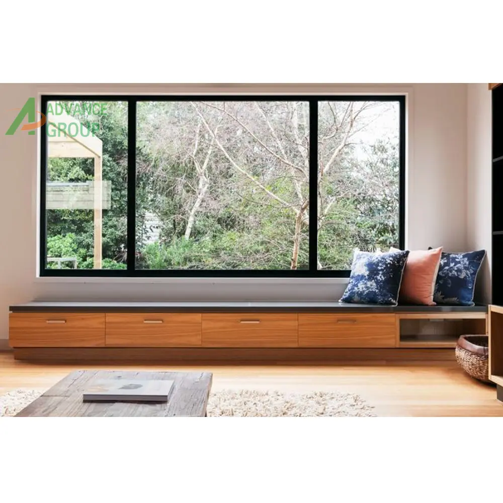 Contemporary modern glass windows with Cheap Price Latest simple design aluminum sliding house window
