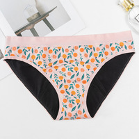 Culottes pour adolescentes XXS-XXL, vente en gros, taille basse, respirantes, coton, haute élasticité, 4 couches, anti-fuite, imprimées, pour tous les jours