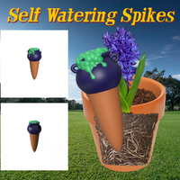 Pot de jardin en terre cuite personnalisé en forme de chaudron de sorcière avec arroseur, décoration créative d'Halloween pour l'extérieur, ornement effrayant pour la cour