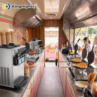 Remolque de Comida Móvil Personalizado con Equipamiento de Cocina Completo, para Postres, Café, Helados, Remolque de Comida de un Solo Eje