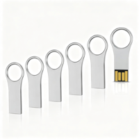 Flashdisk USB Logam dengan Logo Custom, 8GB 16GB 32GB 64GB Grosir Pabrik Hadiah Promosi untuk Pameran Perusahaan