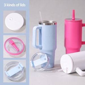 40oz du lịch thể thao Mug cách nhiệt lạnh thể thao cốc với rơm nước bằng thép không gỉ chai <span class=keywords><strong>cup</strong></span> với xử lý và dây thừng - Product Image 2