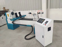 Tour à bois CNC rotatif entièrement automatique à alimentation automatique de haute qualité pour la production de bois
