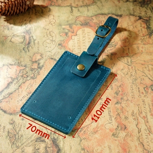 Étiquette de voyage d'avion <span class=keywords><strong>en</strong></span> cuir de haute qualité étiquette de bagage créative <span class=keywords><strong>bagages</strong></span> enregistrés embarquement étiquette de bagage <span class=keywords><strong>en</strong></span> cuir - Product Image 4