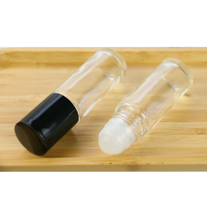 Custom Clear Round 5ml 10ml 15ml 30ml pacchetto cosmetico deodorante profumo olio essenziale rotolo di vetro sulla bottiglia - Product Image 5