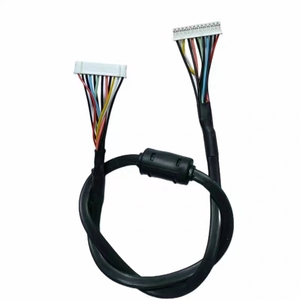 ชุดสายไฟแบบกำหนดเอง UL1007 28AWG PHR 10P พร้อมปลอกหุ้มขนาด 2.00 มม. สำหรับเชื่อมต่อกับขั้วต่อ PHR 12P พร้อมปลายสายไฟ - Product Image 2