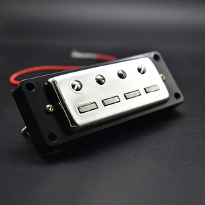 Vente en gros : Micro Humbucker pour Basse à Coque Métallique Scellée, Double Bobine, Quatre Cordes, Faible Bruit, Aimant Alnico, Accessoires <span class=keywords><strong>de</strong></span> Modification pour Basse - Product Image 3