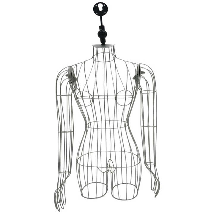 Hanging Wire Torso Mannequins Female Metal Iron Mesh Dress Form Upper ...