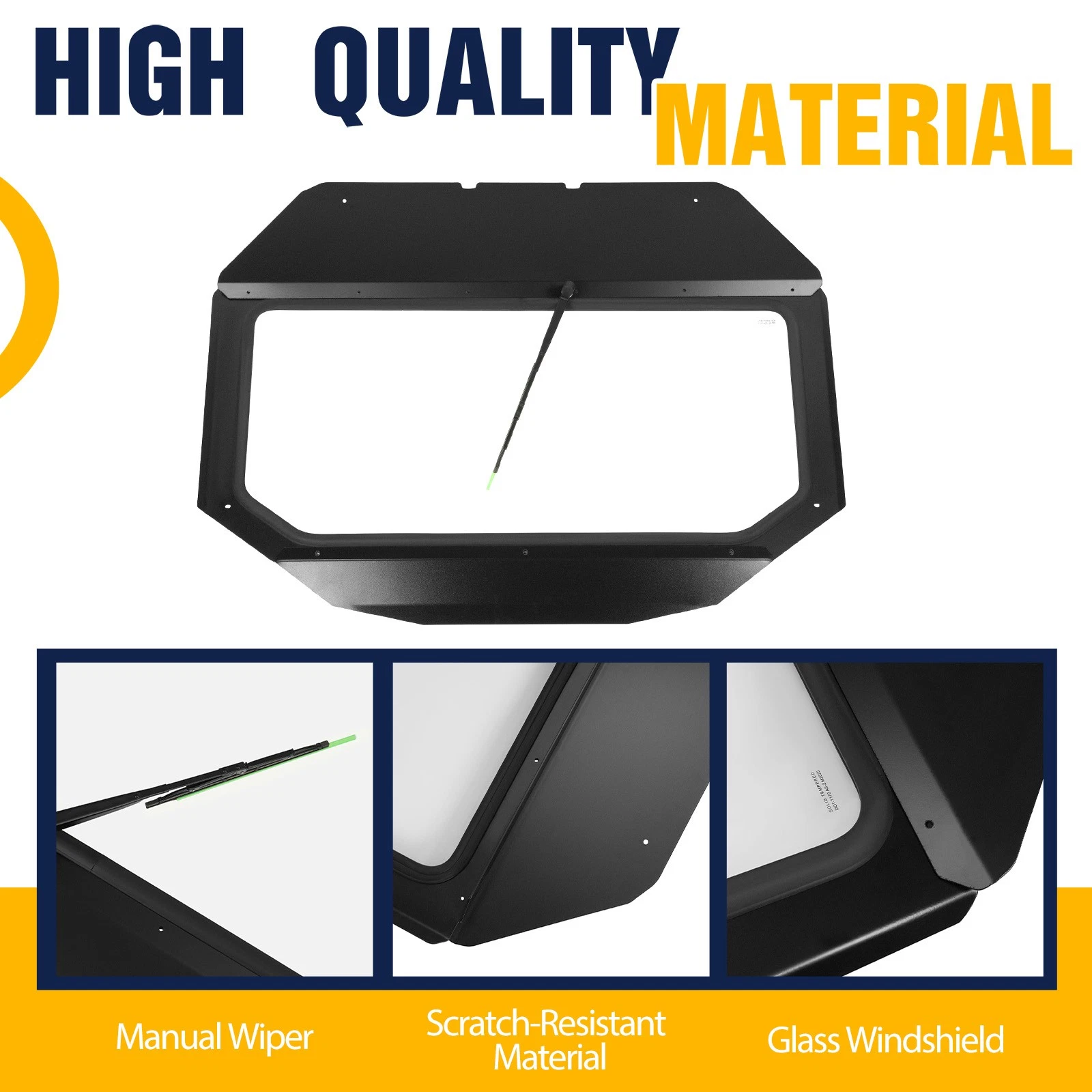 For Can-Am Maverick X3 DS Turbo 2017-25 ATV/UTV Glass Front