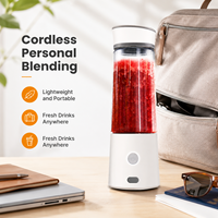 Mixeur personnel haute performance rechargeable par USB, mixeur à smoothie électrique portable pour la maison, les voyages et l'extérieur