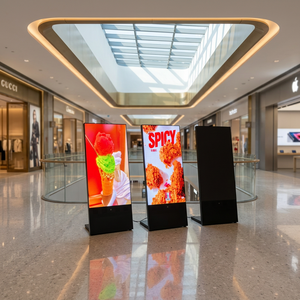 Pantalla LED para Interiores P1.9, Brillo de 7000 cd, Profundidad de Color de 10 Bits, CMS Integrado 178 °   Pantalla Publicitaria con Soporte de Piso y Ángulo de Visión Ajustable - Product Image 3