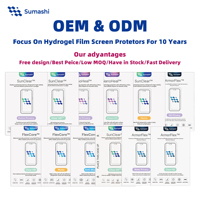 Pelindung Layar Ponsel Lembut Film Hidrogel Nano Cair untuk IPhone/Samsung/Xiaomi/Huawei P40 Lite P50 Pro