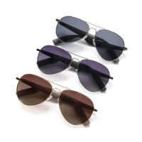 Lunettes de soleil intelligentes Top Classic Pilot, Lunettes de soleil audio intelligentes IA, Lunettes de soleil polarisées TAC de haute qualité pour l'extérieur avec fonction de traduction