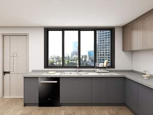 Bespoke Complete PVC/lacquer <b>Cabinets</b> Set Modern <b>Small</b> Vinyl Wrap Kitchen <b>Cabinets</b> - Product Image 2