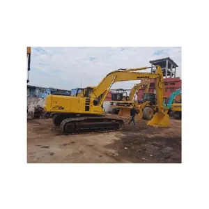 ได้รับการรับรองสากล 20T ใช้เครื่องขุด Komatsu PC200 ในราคาต่ําใช้รถขุด Komatsu pc200-6 รถขุดมือสอง