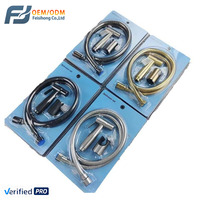 FSH OEM al por mayor, moderno pulverizador de bidé de mano de acero inoxidable 304 ecológico, set de shattaf musulmán para limpieza de inodoros y cocinas