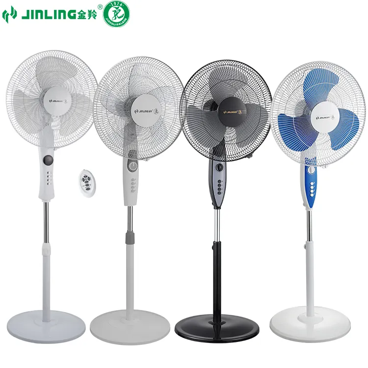 CE/CB Electric Powerful household Plastic Standing Fan Air cooling fan House hold floor standing cold fan