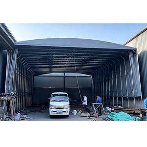 Portable push-pull <b>tent</b>, portable folding and telescopic awning, car shelter, garage, sunshade roof canopy - Product Image 4