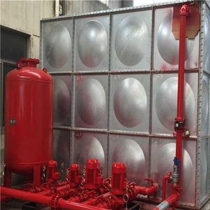300CBM حجم كبير تراجع الساخنة المجلفن ألواح الصلب انسحب تجميعها مكافحة الحرائق خزان المياه - Product Image 5