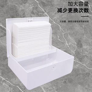 Sèche-mains et distributeur de papier toilette en plastique mural pour hôtels et toilettes publiques, qualité hospitalière pour l'hygiène - Product Image 4