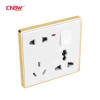 Produits promotionnels chauds Plusieurs fournitures électriques Interrupteur de prise à la mode